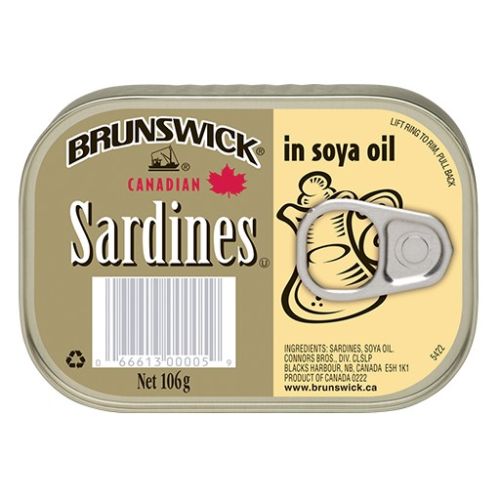BRUNS SARDINES SOYA OIL 106G