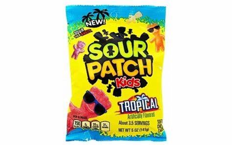 SOUR PATCH KIDS TROPICALSOFT & CHEWY 141G
