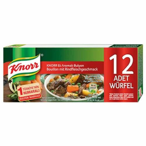 KNORR BEEF STOCK 12PCS 120G