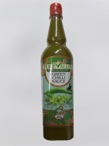PURE VALLEY GREEN CHILLI SAUCE 800G