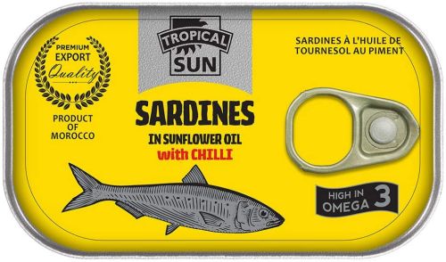TROPICAL SUN SARDINES WITH CHILLI 125G