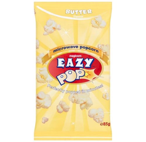 EASY POP MICROWAVE POPCORN EXTRA BUTTER 85G