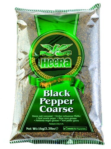 HEERA BLACK PEPPER COARSE 1KG