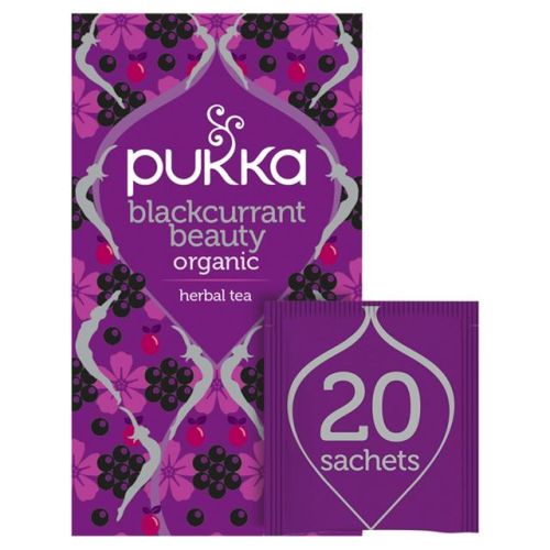 PUKKA BLACKCURRANT BEAUTY ORGANIC TEA 20S 38G