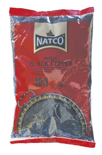 NATCO BLACK PEPPER WHOLE 1KG