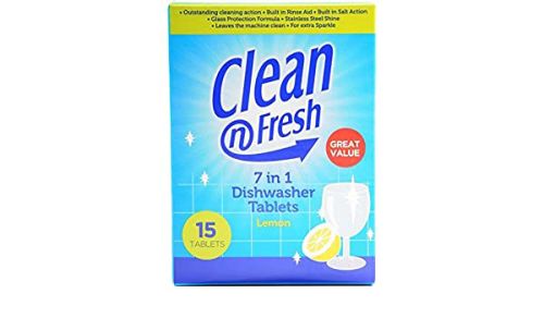 CLEAN & FRESH DISHWASHER TABLETS LEMON