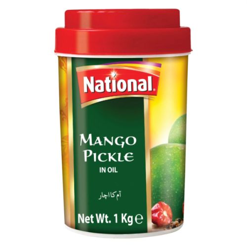 NATIONAL EXTRA HOT MANGO PICKLE IN OIL 1KG