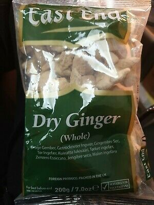 EAST END DRY GINGER WHOLE 200gm