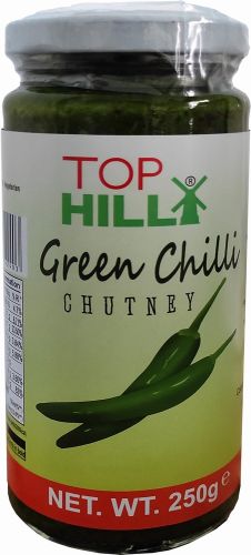 TOP HILL GREEN CHILLI CHUTNEY 250g