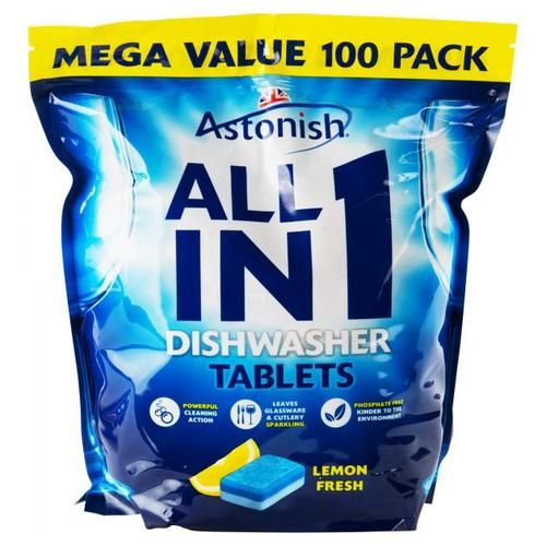 Astonish All In 1 Dishwasher tablets 100pk